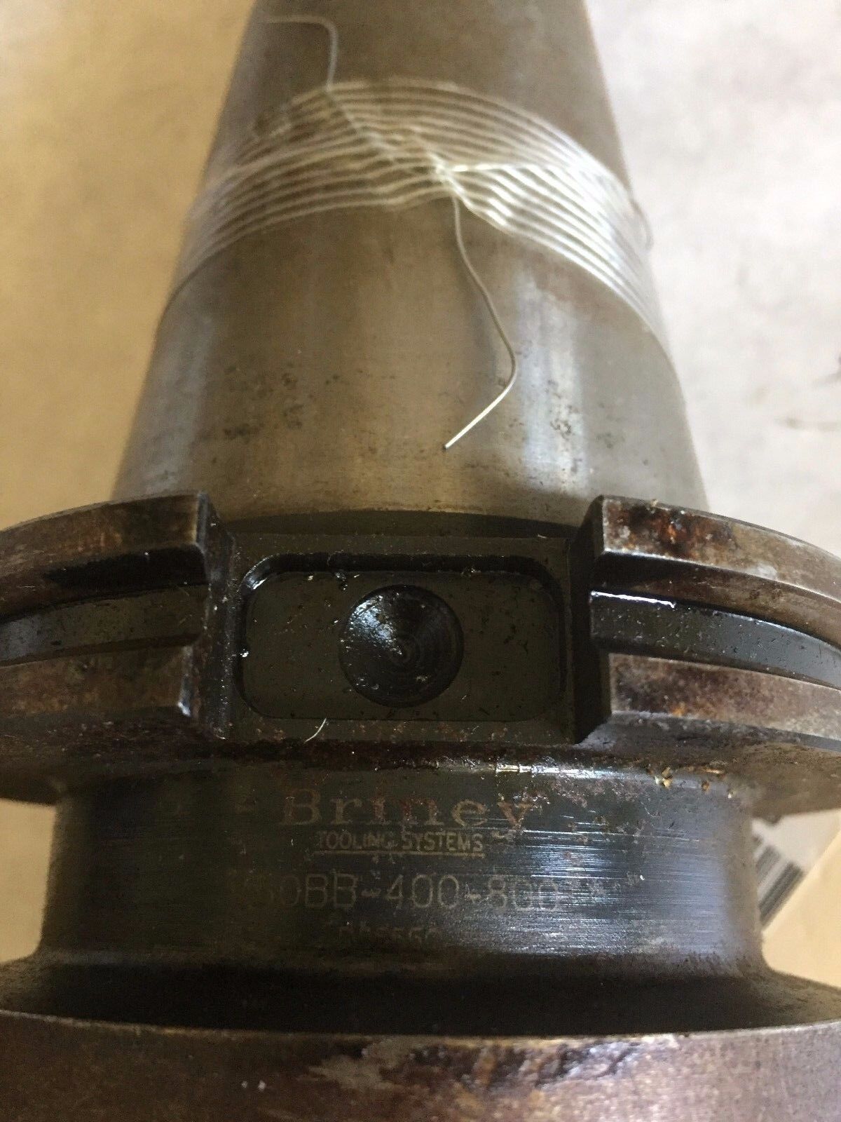 Briney V50bb 400 800 Tooling System Cat-50 Hollow Mill,1-11/16" Bore,An
