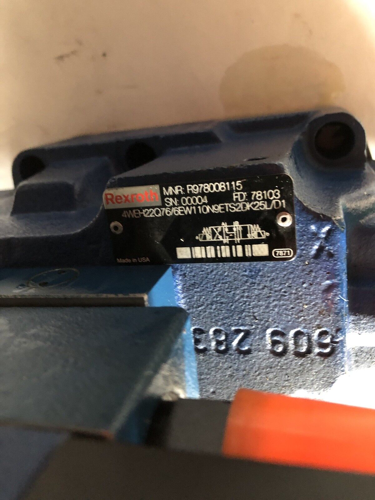 New Rexroth R900904406,Z2fs 6-2-44/1Q, Valve,R978008115,4We6j62/Ew110n9dk25l,Az