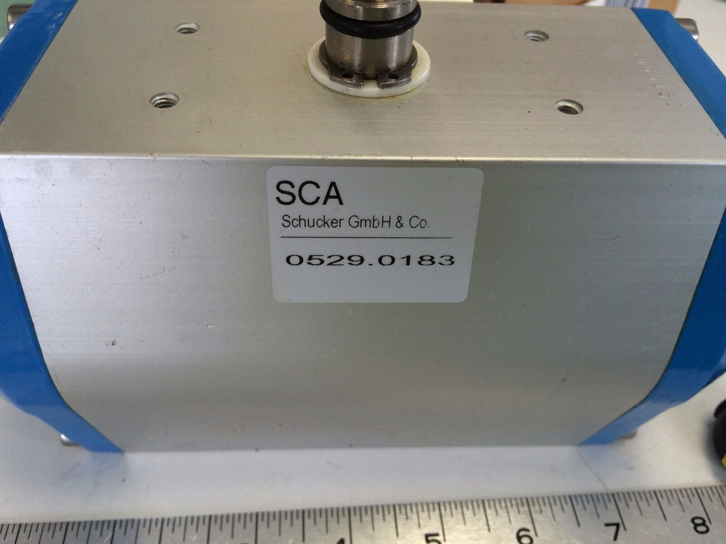 New Sca 0529.0183 Schucker Gmbh & Co Pneumatic Rotary Actuator,Gt-E-584-W,Ev