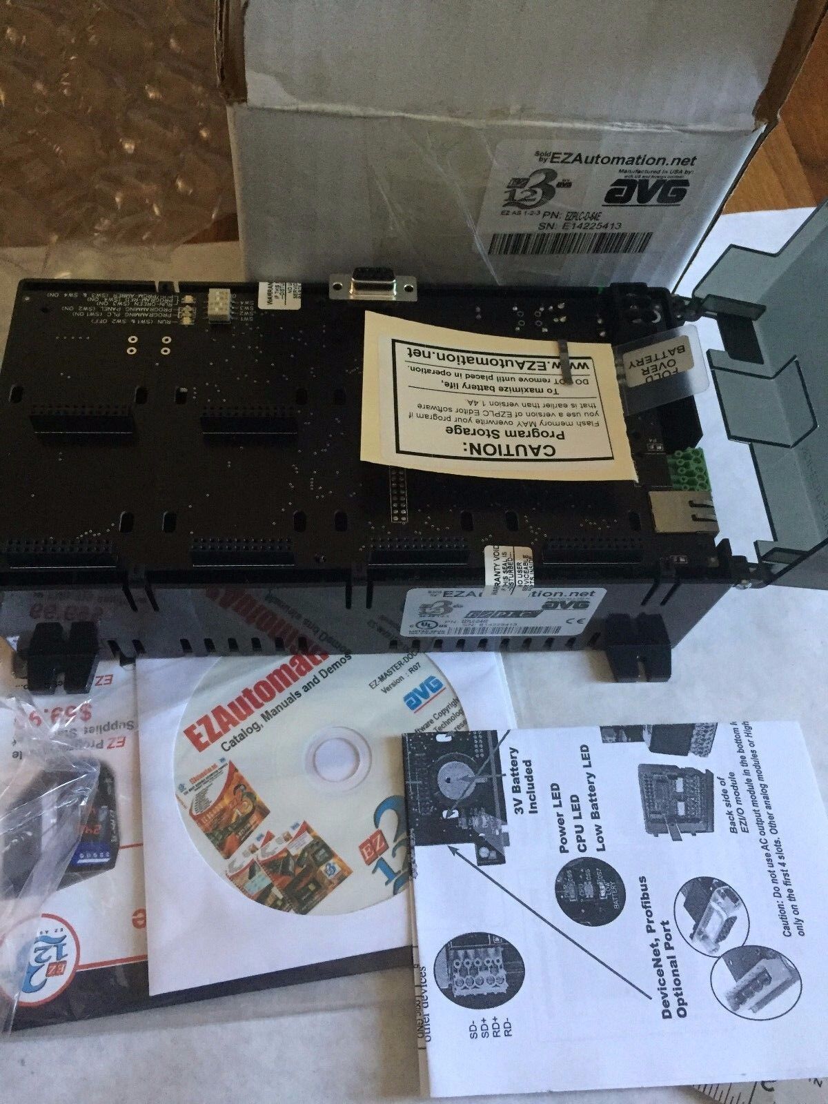 New Avg Ezplc-D-64E,Ezautomation Ezplc-D-64E Plc Module,By