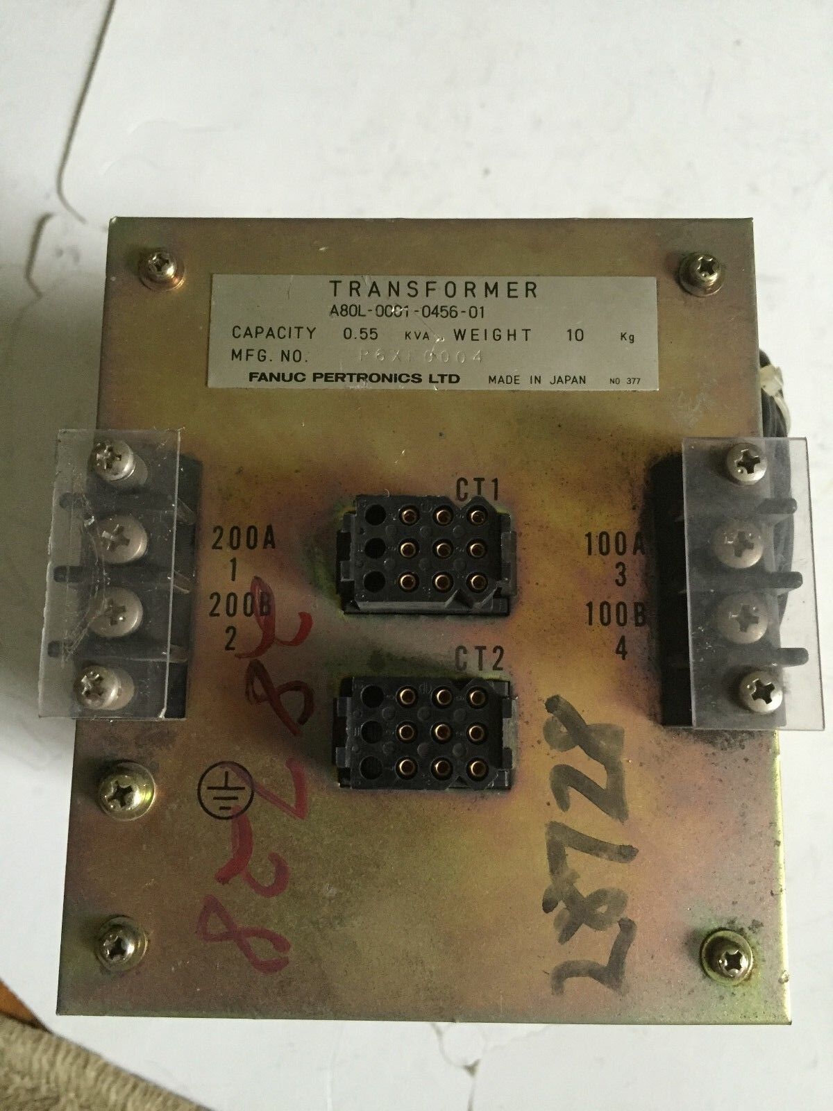 New Fanuc A80l-0001-0456-01 Transformer,0.55 Kva,10Kg,Line Reactor T1 S4c ,Ew