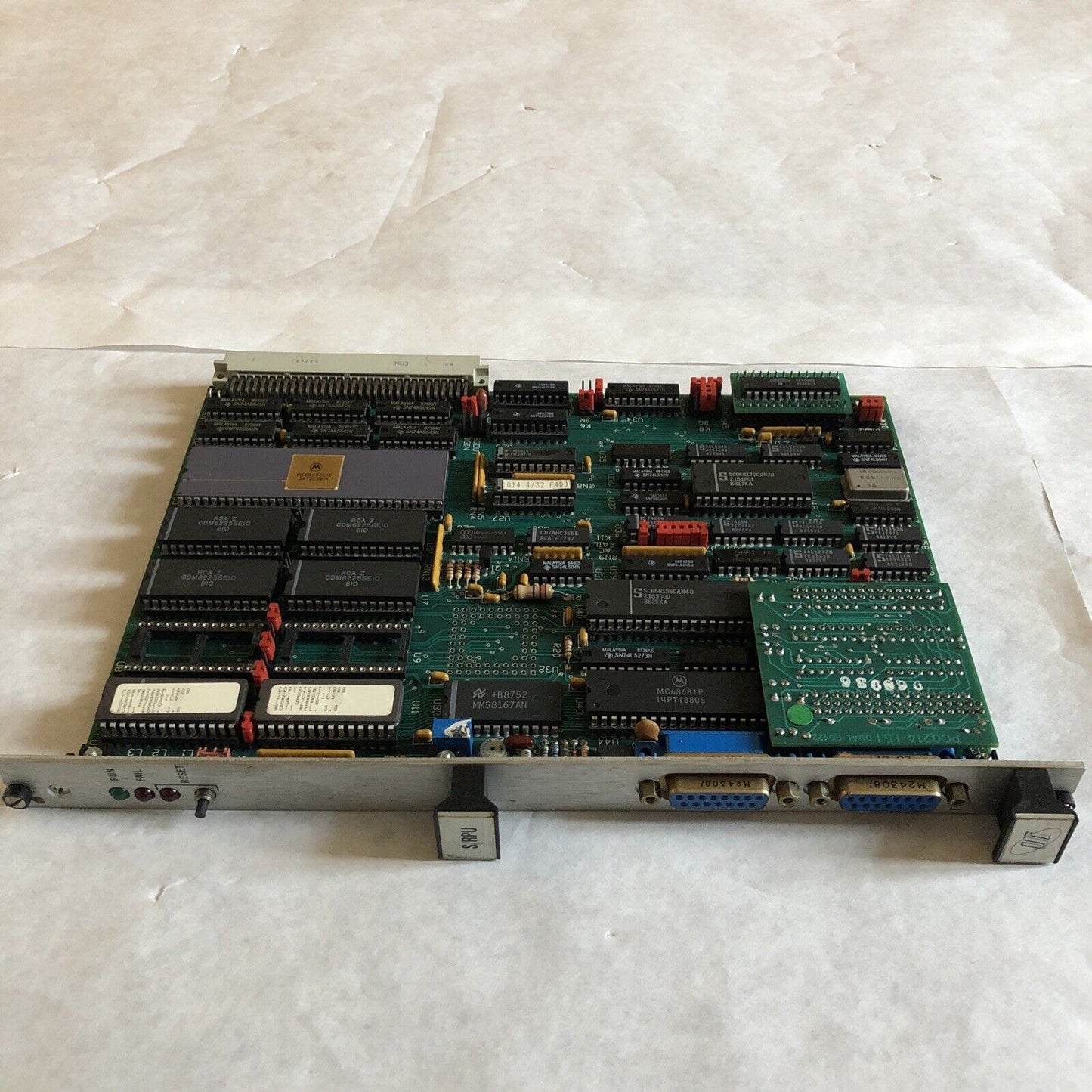 Isi S/Rpu,Pc014e,Pc021a, Norgren Control Card S/Rpu P1/P2 15Pin Connector,Eb