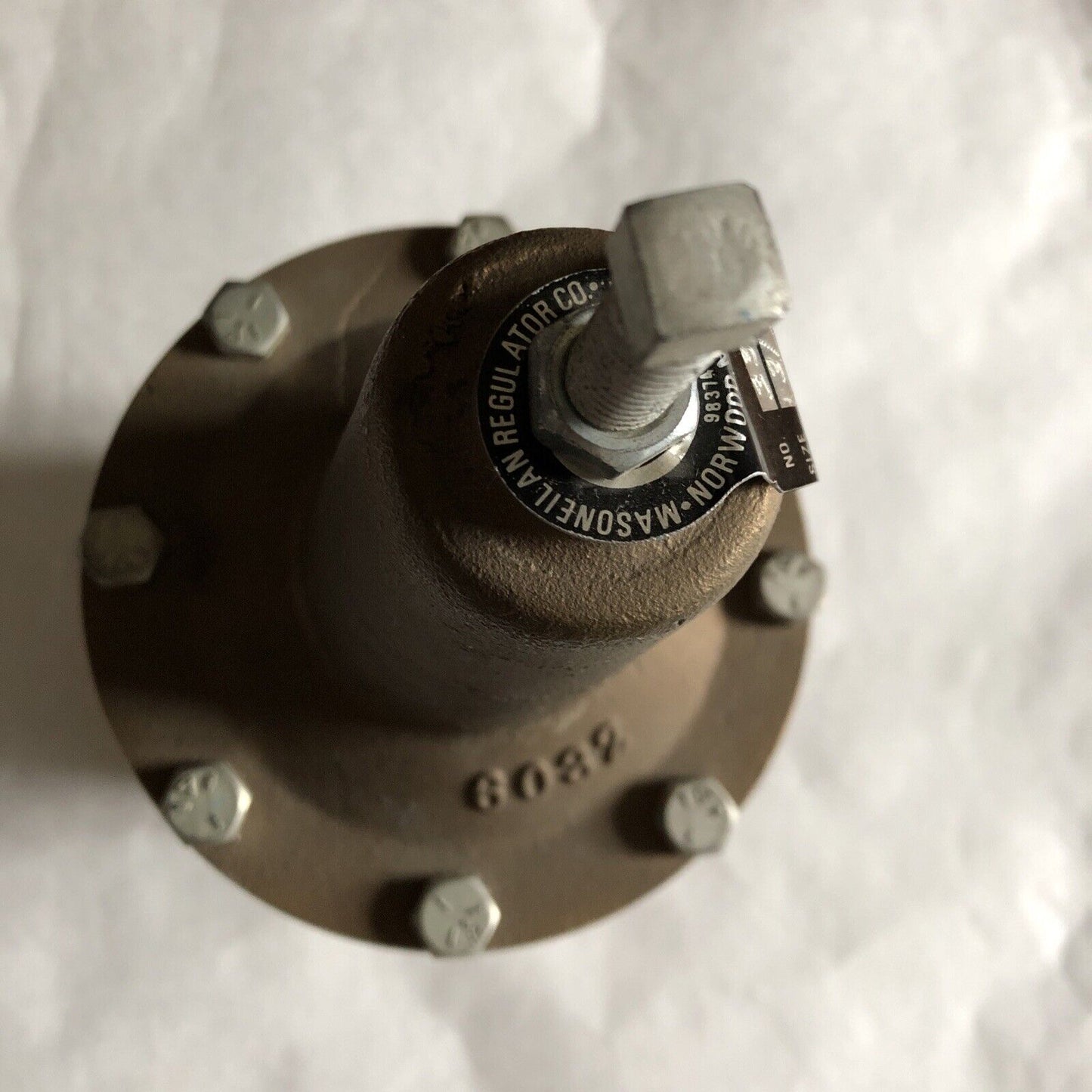 Masoneilan 33-1,3/8" No 33-1 Bronze Relief Valve Regulator 60-100Psi Cv 27,Al