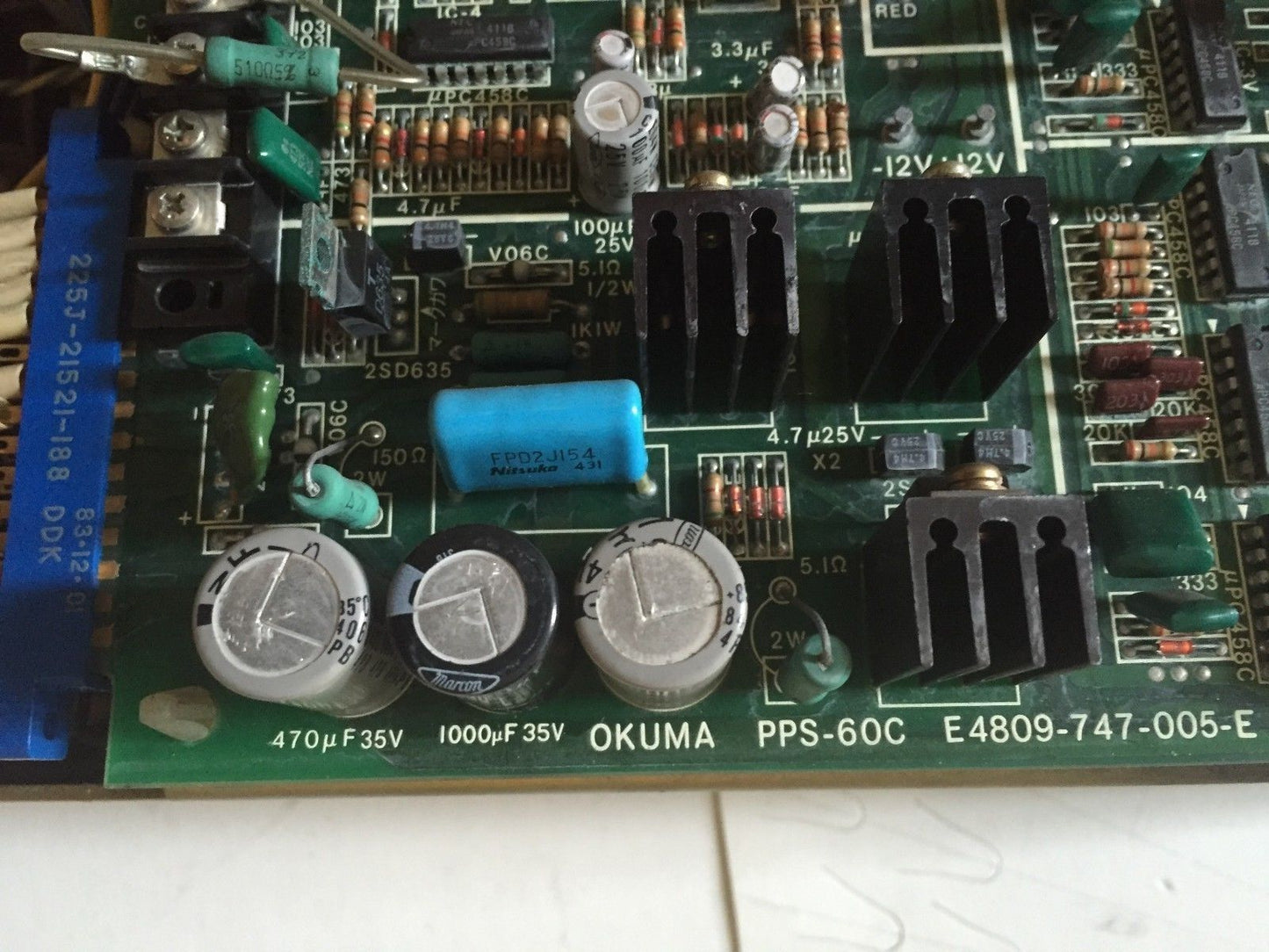 Okuma Pps-60C,Pdt25104c,E4809-747-005-E, Th 604 A Ac100v Servo Drive,Bs