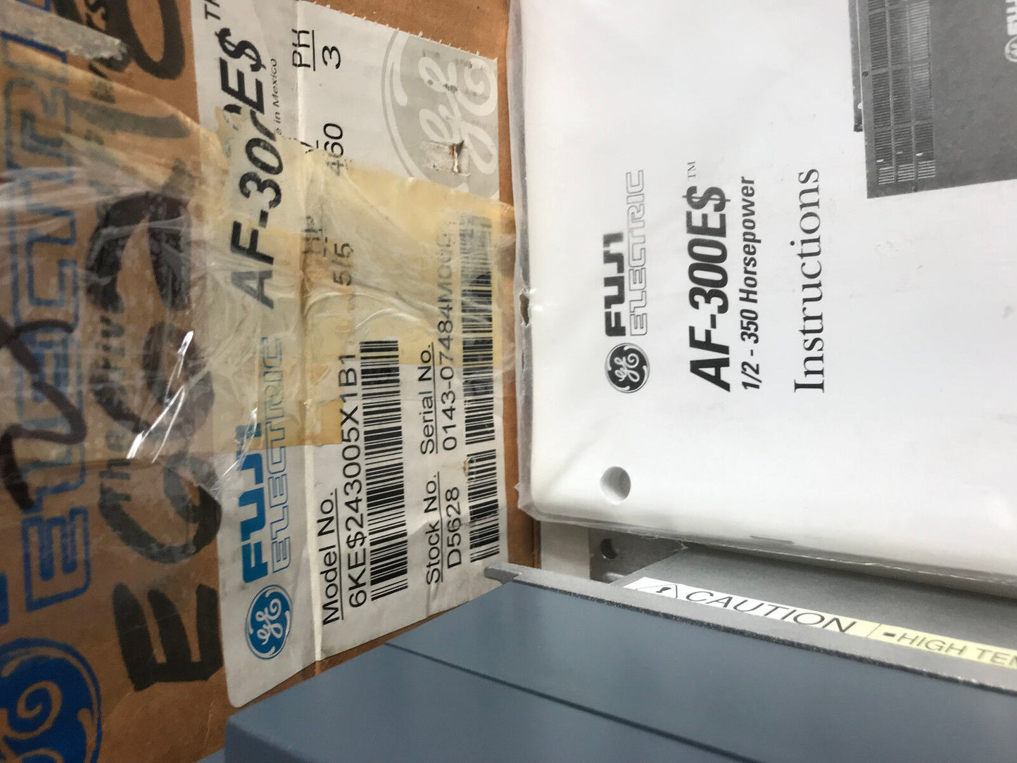 New Fuji Af-300Es Ac Drive, 3 Ph 5 Hp 6Ke$243005X1b1 6Kes243005x1b1 Af-300E$,Et
