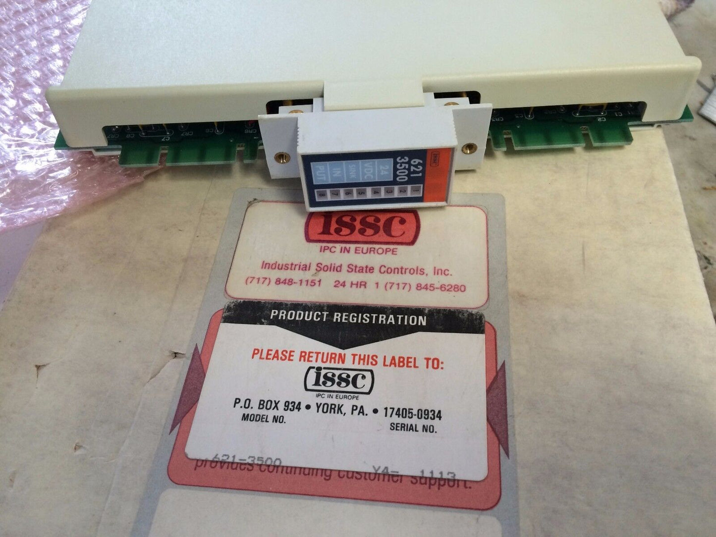 Issc 621 3500 Input Module 12-24Vdc, Issc 621-3500 Pca Rev C,Ei