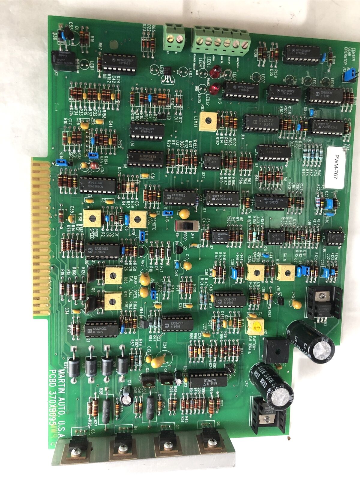 Martin Auto Pcbd 370Xb095,Pwm-767 Pcb Board,Fb