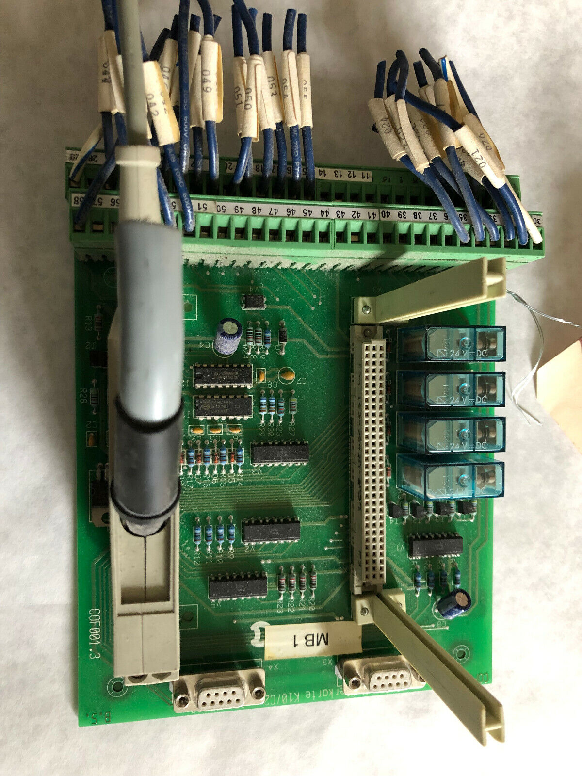Colotronic I/O-Mutterkarte-K10/C2-Id:25939 Plc Processor Cof001.3,C0f001.3,Bz