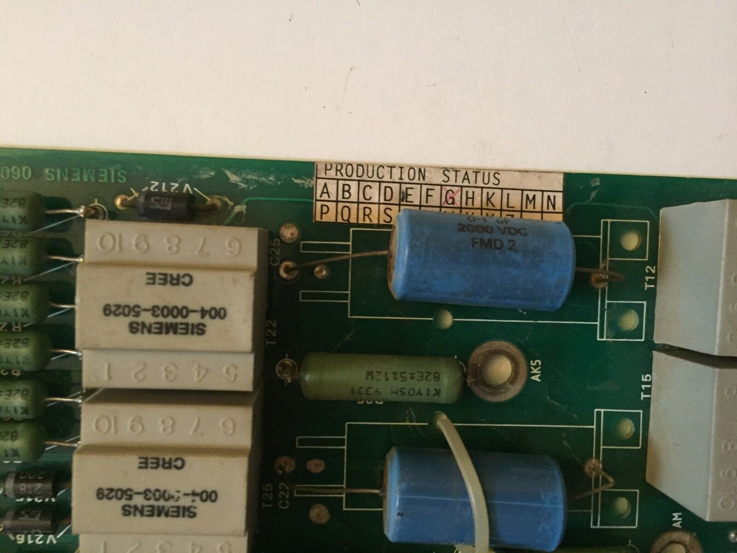 Siemens 6Qn2001-2Pt,060 9707 001 4B Board Drive,6On2001-2Pt, 60N2001-2Pt ,Sb