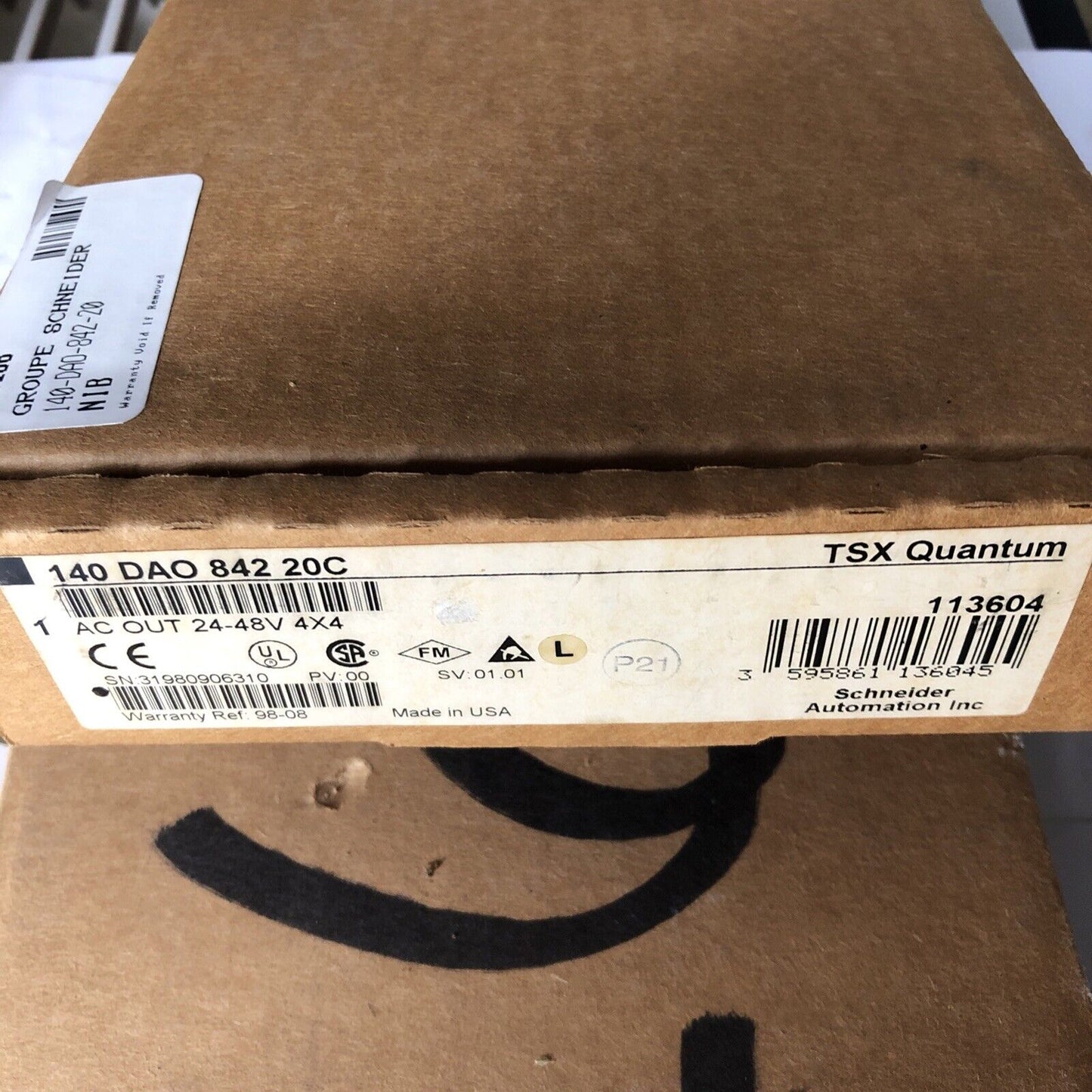 New Schneider 140 Dao-842-20C 24-48 Vac Out Groupe Modicon Tsx Quantum,Fk