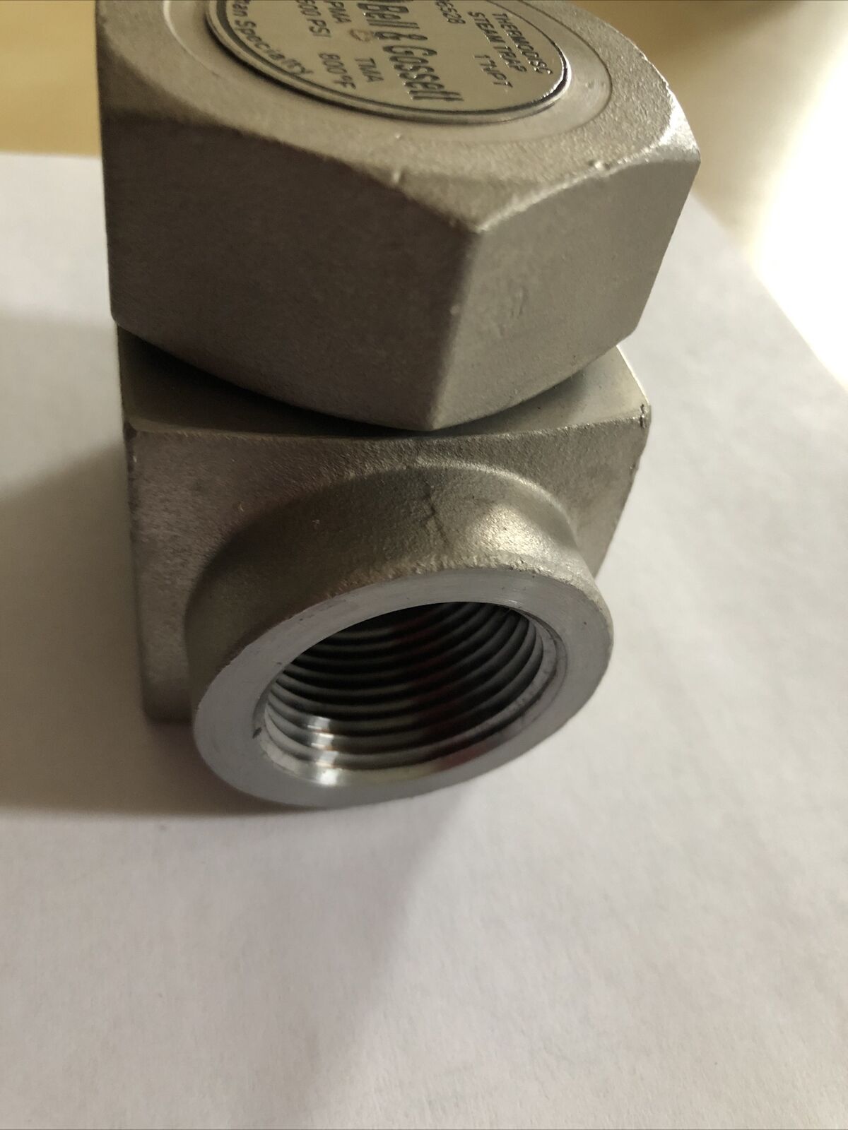 Bell & Gossett Td6528 1” Npt,Hoffman Td6528 Thermodisc Steam Trap,Pma 600Psi,Td