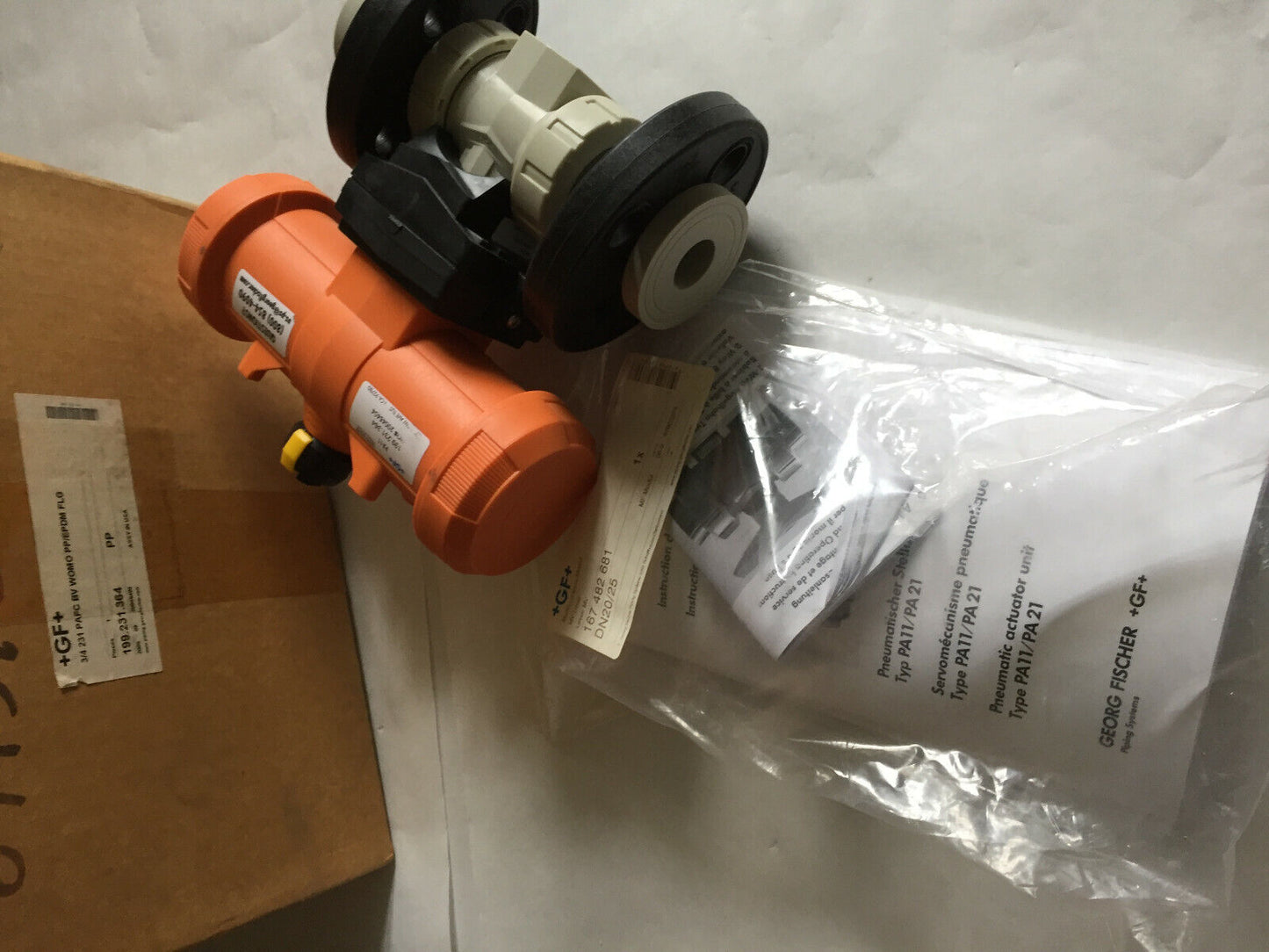 New Gf 199.231.364. 3/4 231 Pafc Bv Womo Pp/Epdm Flg,Gf Pa11,Gf Typ 546,Pp-H,Er