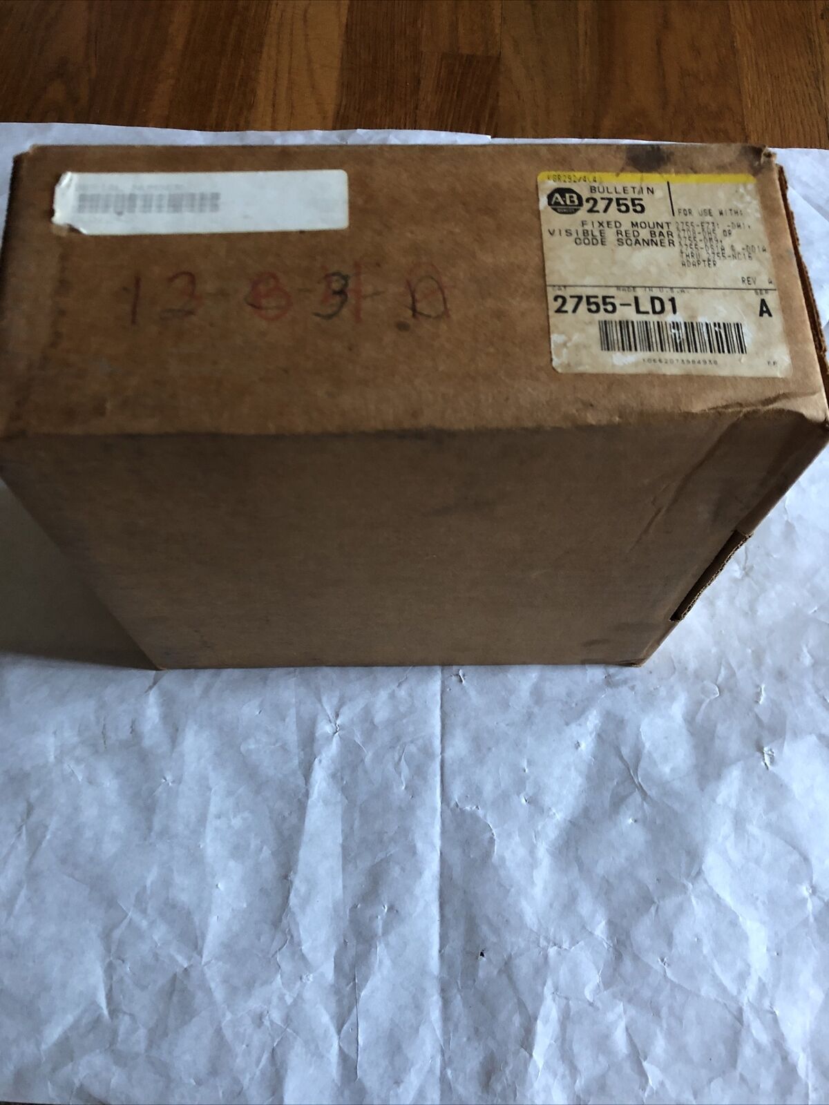 New Allen-Bradley 2755-Ld1 Ser A Fixed Mount Bar Code Scanner,A-B 2755-Ldi,Bg