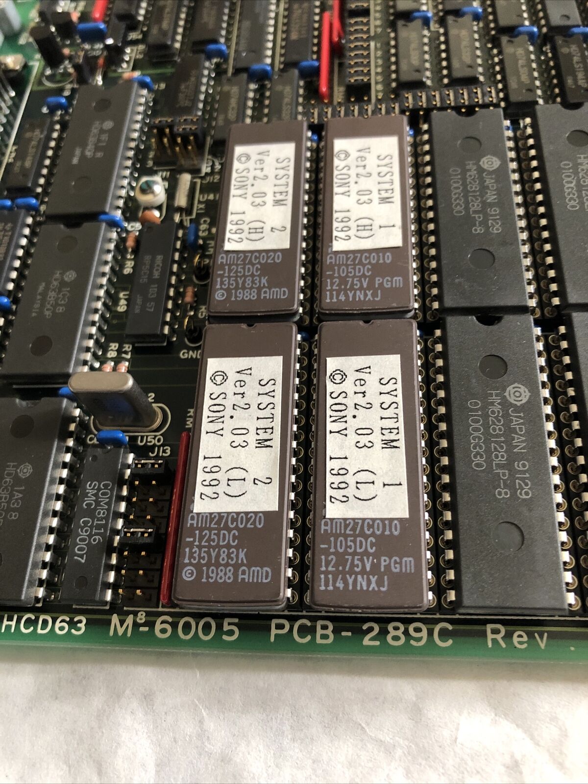 New Sony Pcb-289C Rev.B Vme Board,Sony Macro 6005,Hcd63 M-6005 ,Ed