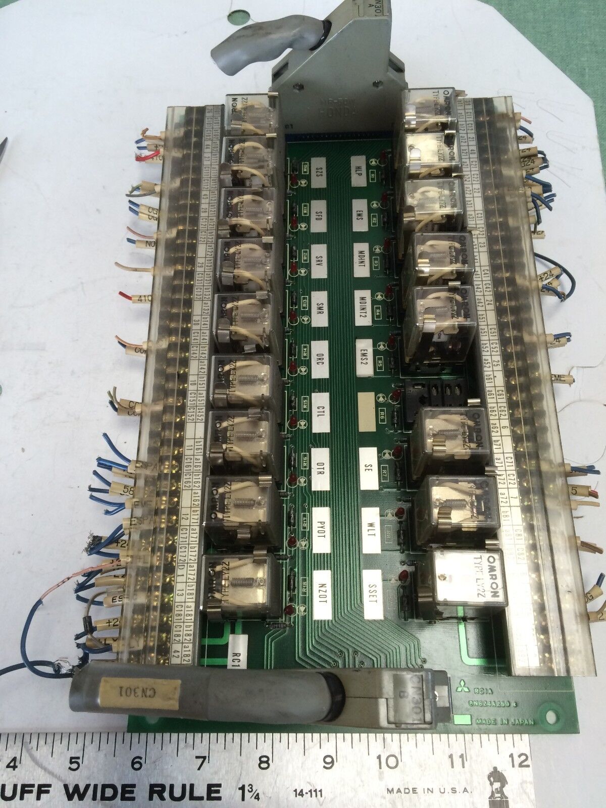 Mitsubishi D70ma001860, Bn624a259 Cnc Mazak Pc Board Rc1a,Sv