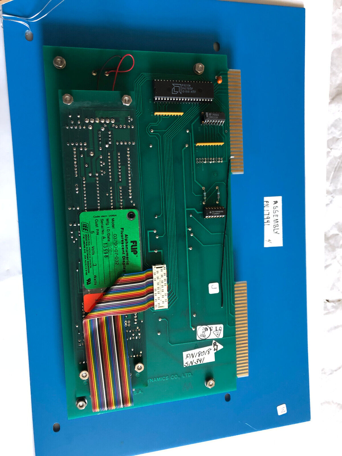 Industrial Dynamics Pn17941 Operator Panel,Pn18018,0370007032,Filtec Monitor,Ct