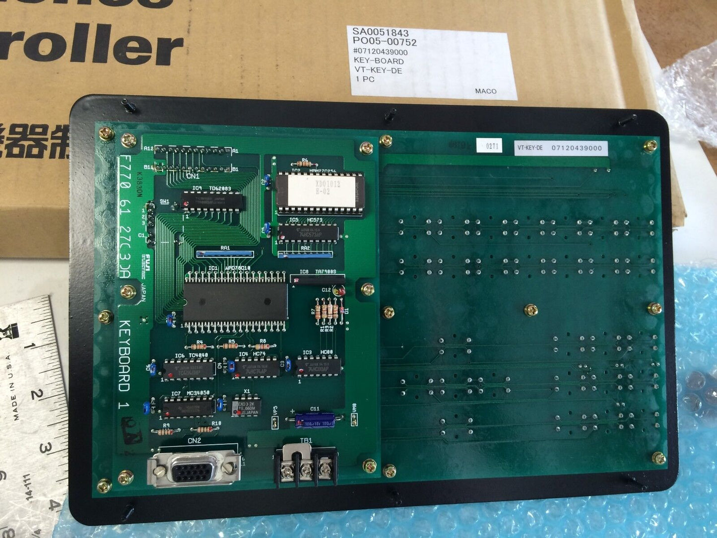 Fuji Vt-Key-De,Vt-1000D,F770 6127(3)A Operator 07120439000 Keyboard,589539000,Cw