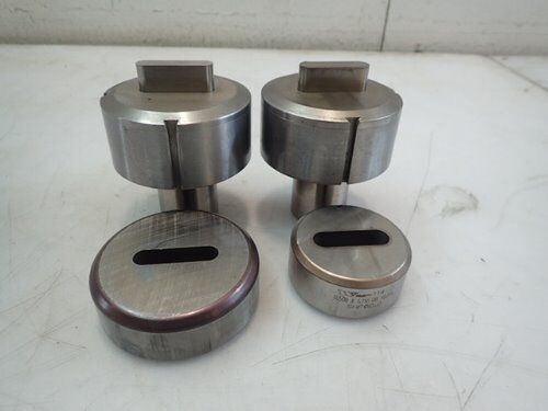 Lot 2 Mate Oblong Turret Punches,.500 X 1.750,.437 X 1.750, +.012, +.016 Die,Bd