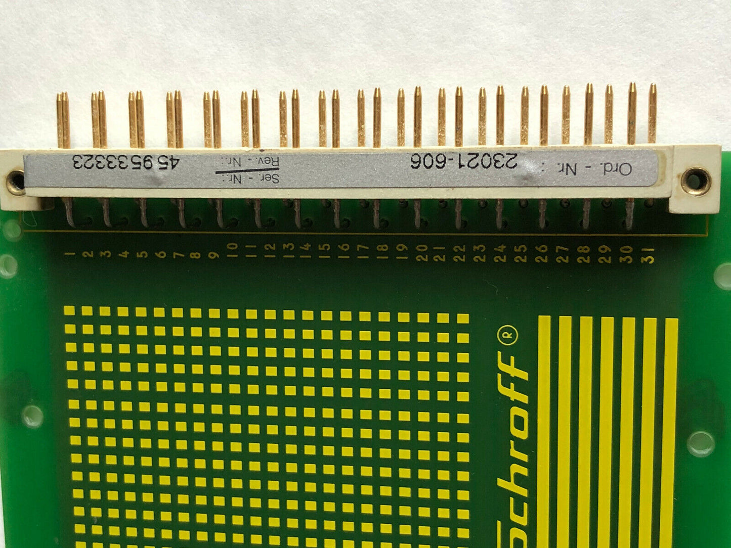 Schroff 23021-606 ,Dbgm G8230729,33021-606 52,E141015/B3,Ff