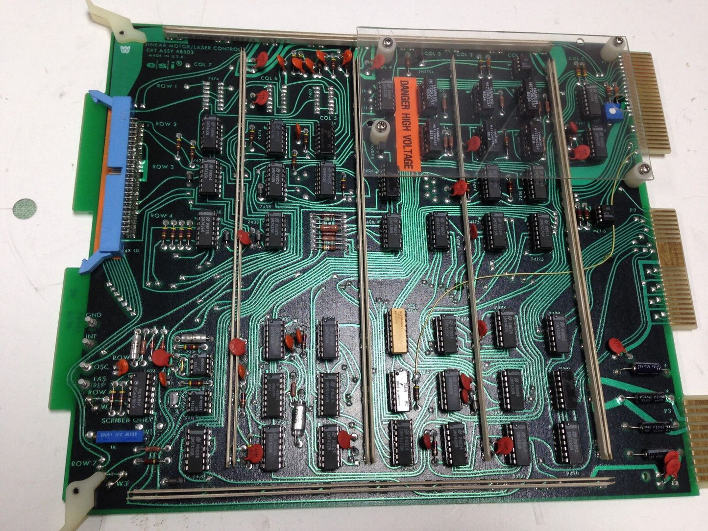 Esi Linear Motor/ Laser Control Logic 900724,48503 Circuit Board Col 7 Esi,Dk