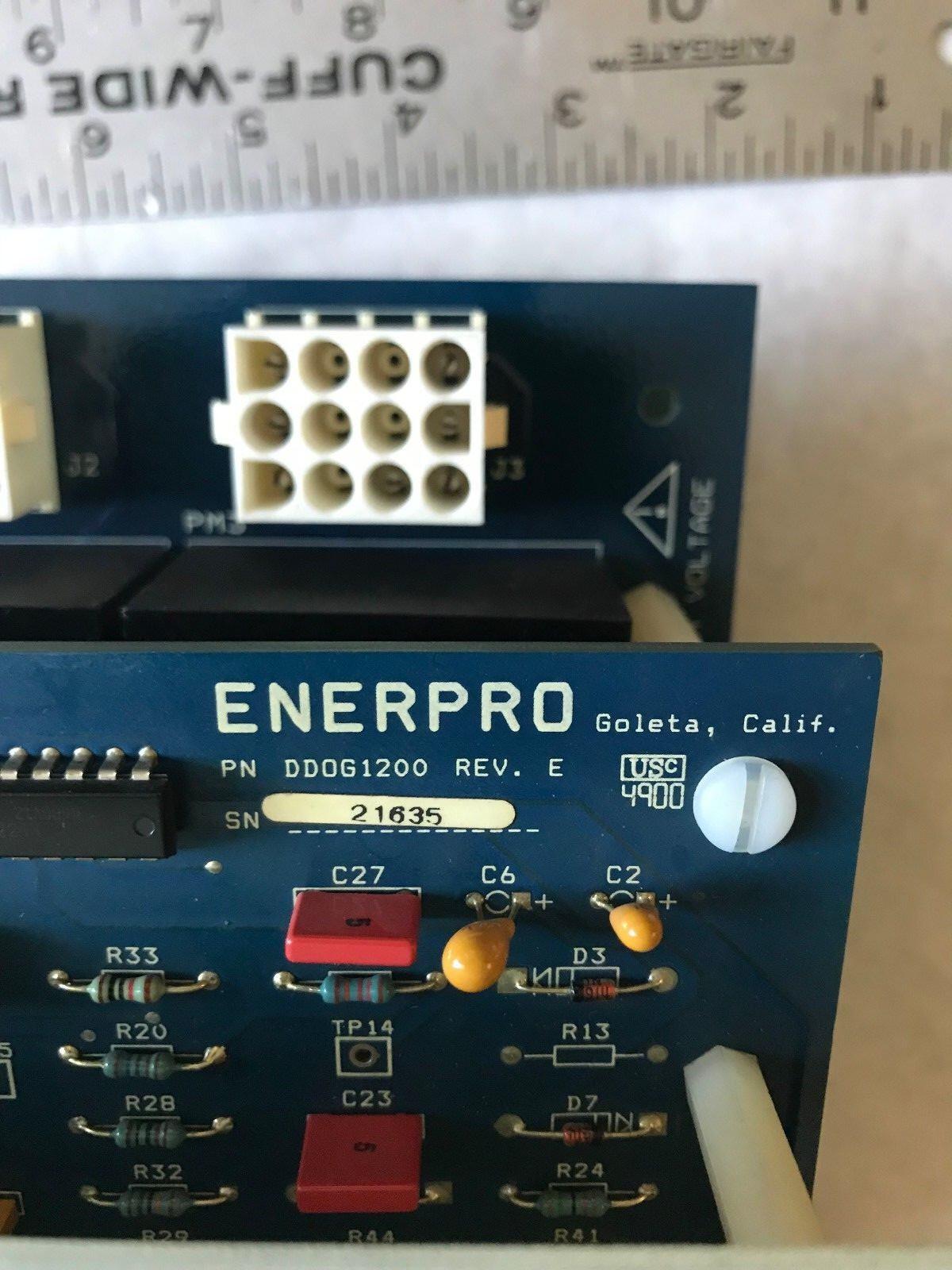 Enerpro Ddog1200, Fcoa1200,Fc0a1200 Rev C,Cr600 Auxiliary Firing Boards,Ei