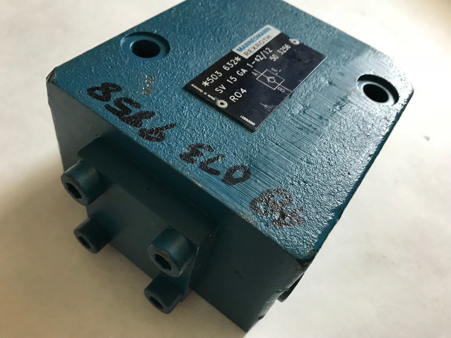 Mannesmann Rexroth Sv 15 Ga 1-42/12 R04,503 632 Hydraulic Air Control Valve,Ac