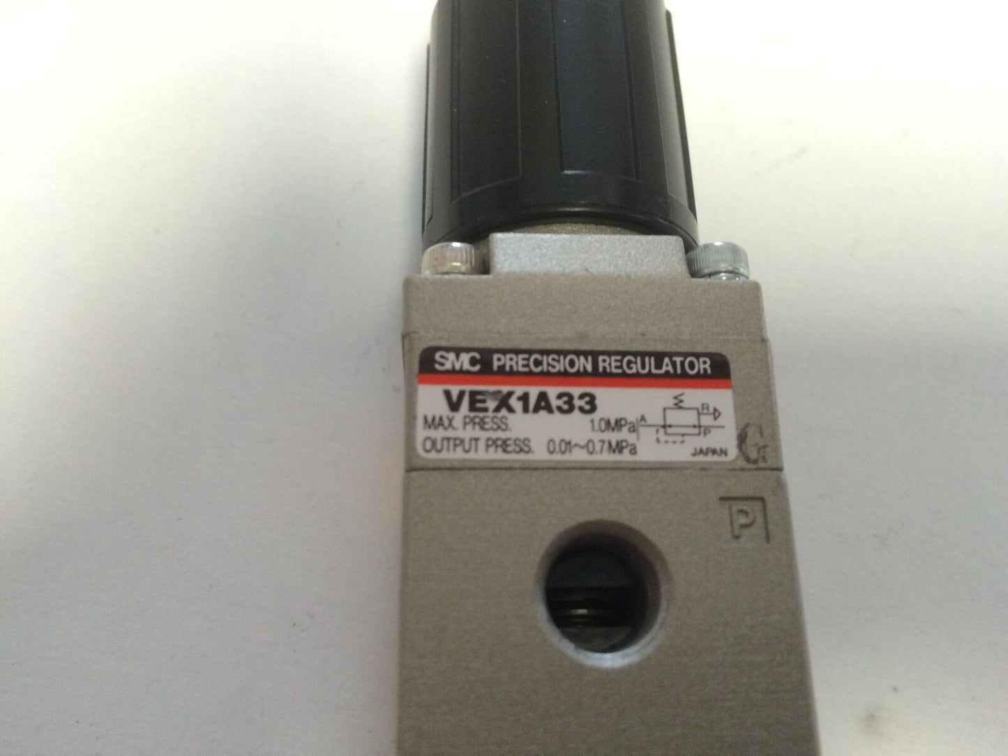 New Smc Vex1a33, Vex1a33-01 Precision Pneumatic Regulator, 1.0Mpa, 1/8"Npt,Br