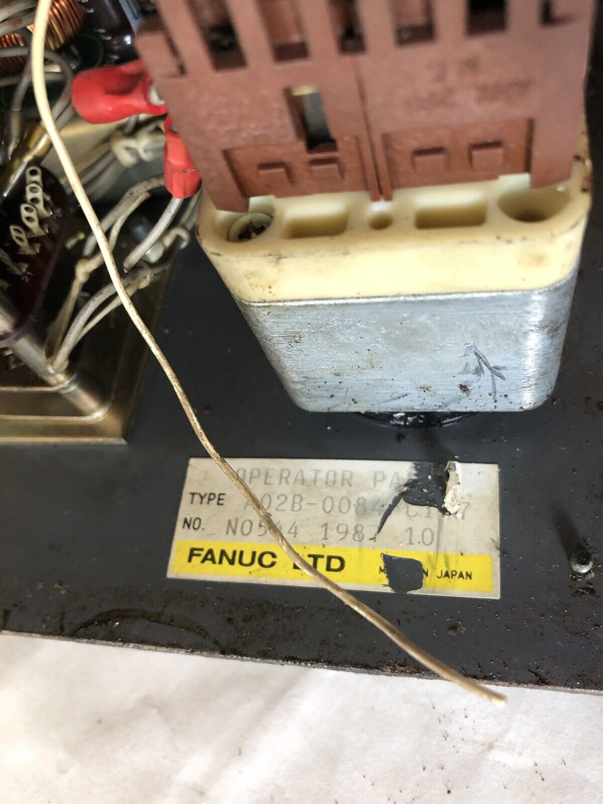 Fanuc A16b-1310-0380/02B, A02b-0084-C147 Operator Panel A66l-2001-0998,De