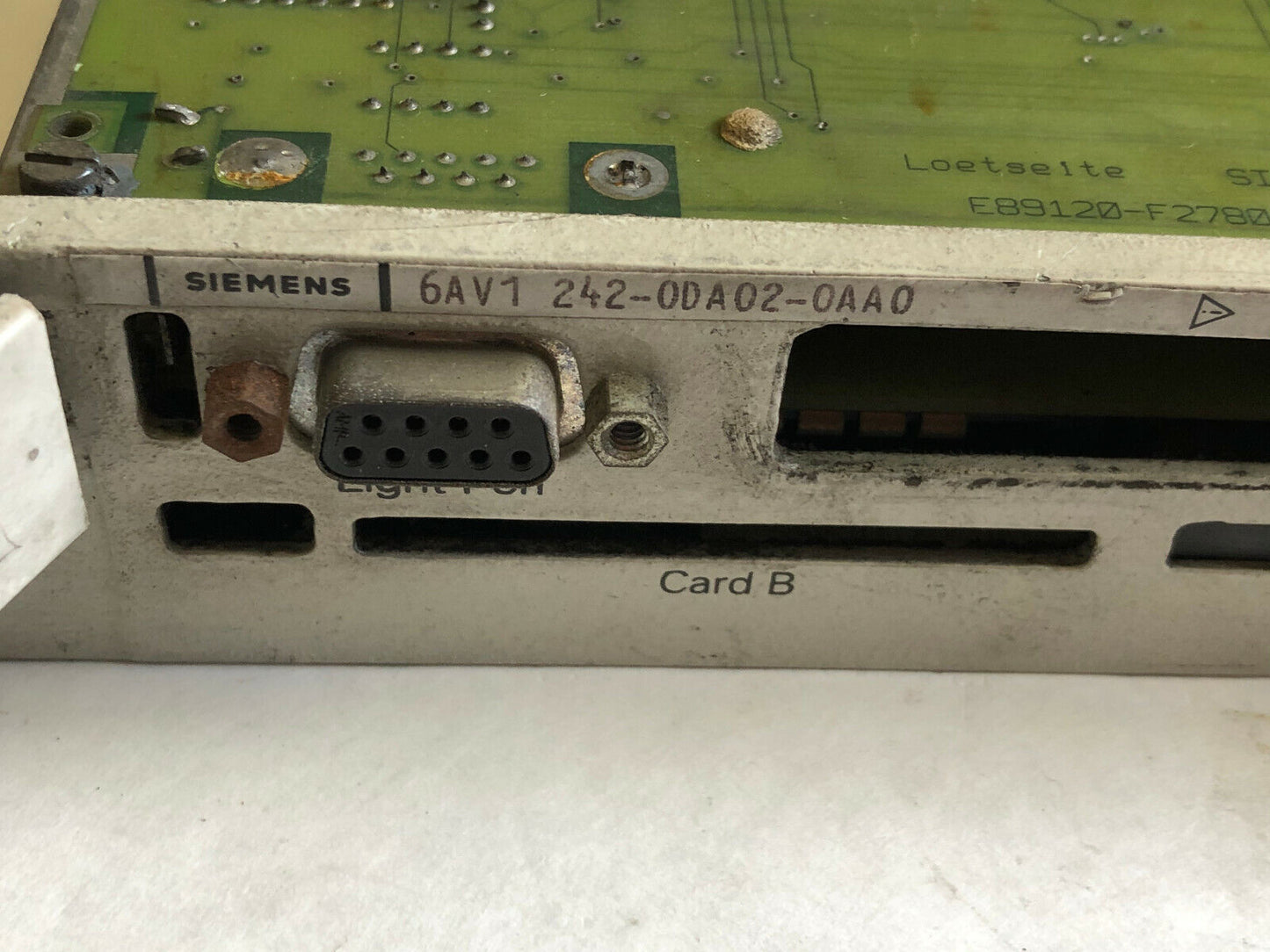 Siemens 6Av1 242-0Da02-0Aa0 Cpu Module,6Av1-242-0Da02-Oaao,E89120-F2780c1a,Cx,Db