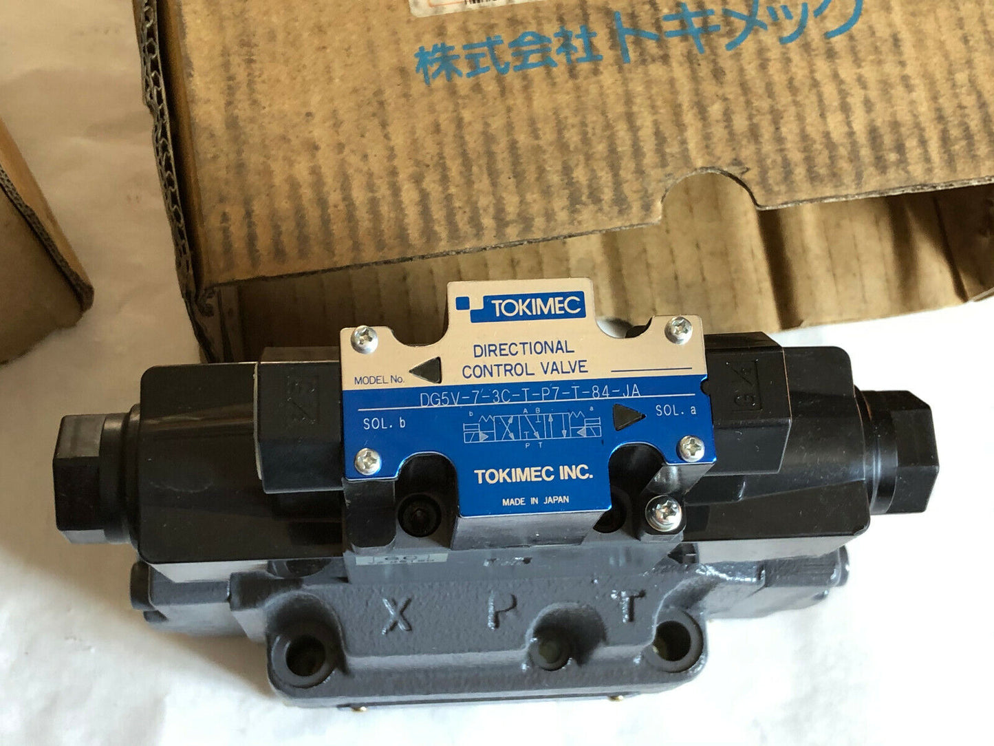 New Tokimec Dg5v-7-3C-T-P7-T-84-Ja Solenoid Pilot Operated Directional Valve,Fd