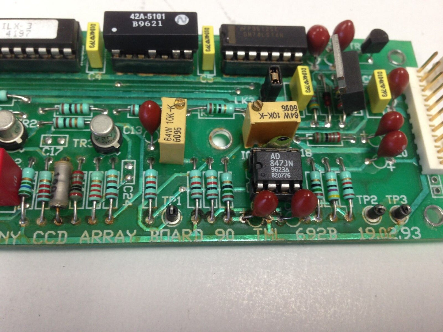 Sony Ccd Array Board 90,Tml 629B 19.02.93,19 02 93,Dd