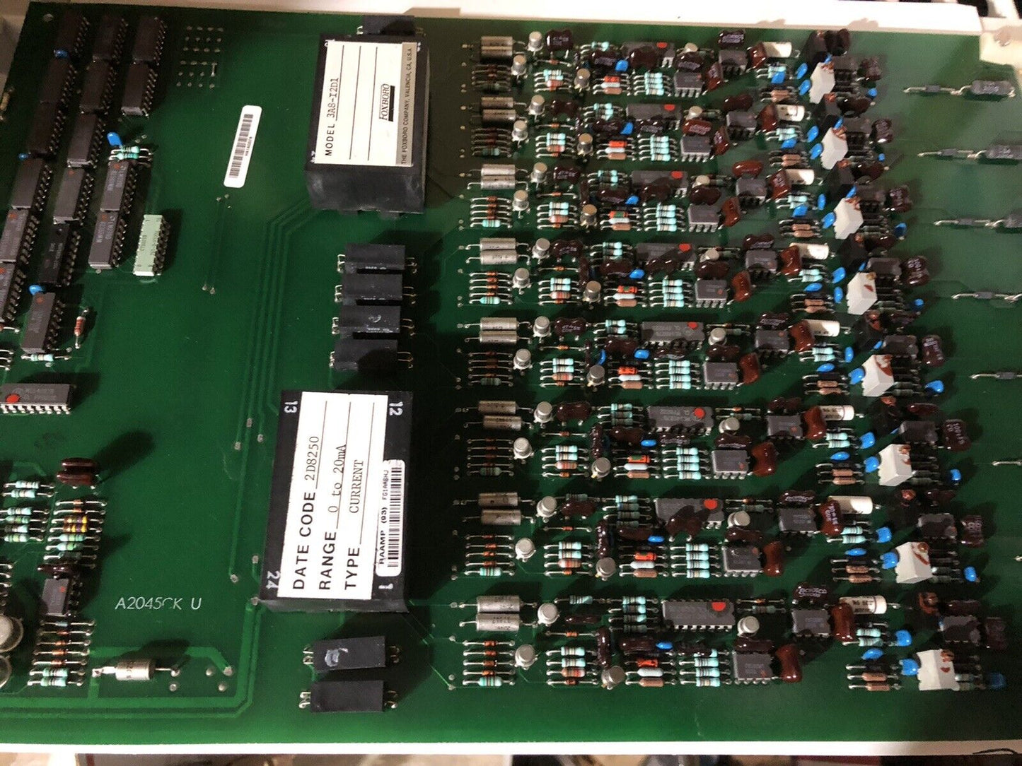 Foxboro 3A8 I2d1 Ma /D Converter Circuit Board A2045ck U,2D8250,Tl