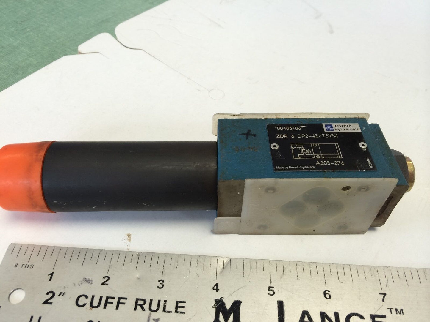 New Rexroth Zdr 6 Dp2-43/75Ym,A205-276, 00483786 Hydraulic Valve,Fm,Ar