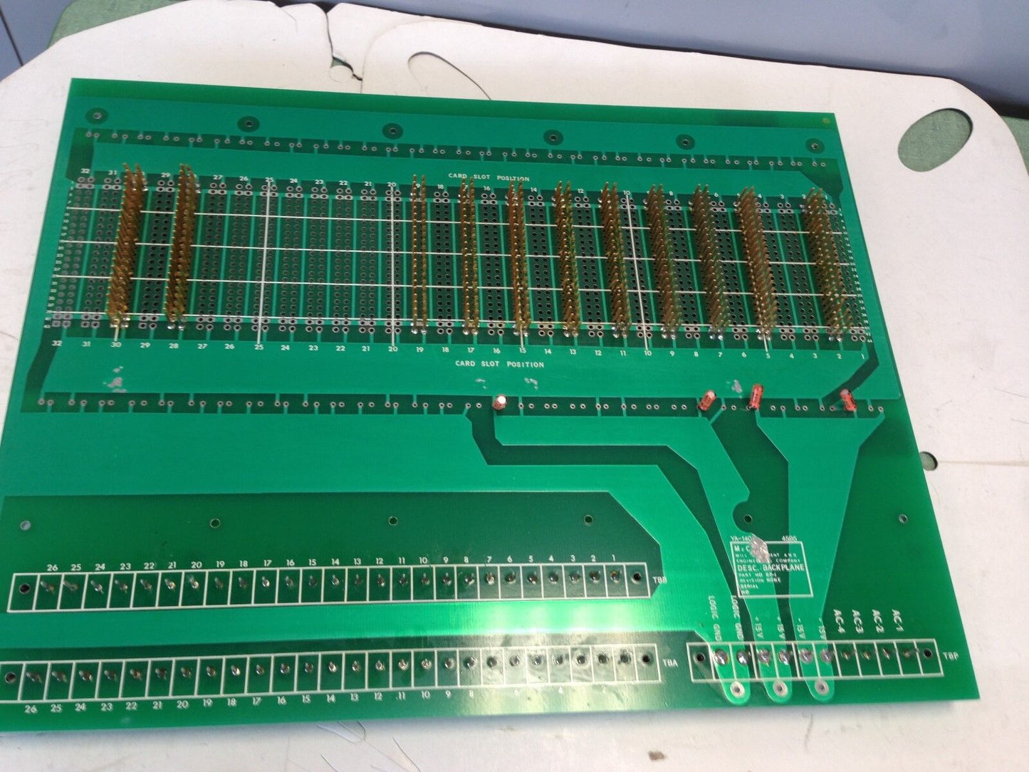 Meco Bp-I Backplane,Desc. Back Plane Board Mill Equipment,Me Co Bp-1,Pcb,Dg