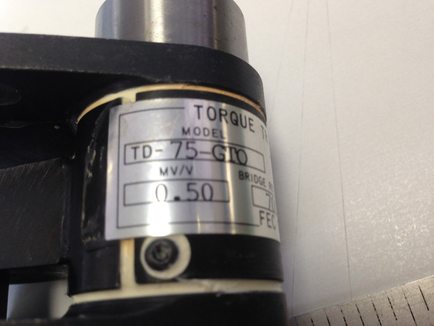 New Fec Inc Td-75-Gto Torque Transducer, Bore: 5/8" Pre-5005,Fk