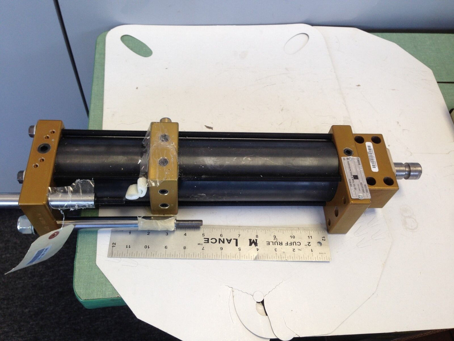 Randolph Tool Gcl80-2123-Xm-S-00 Pneumatic Cylinder, Weld Stroke: 3,Ab