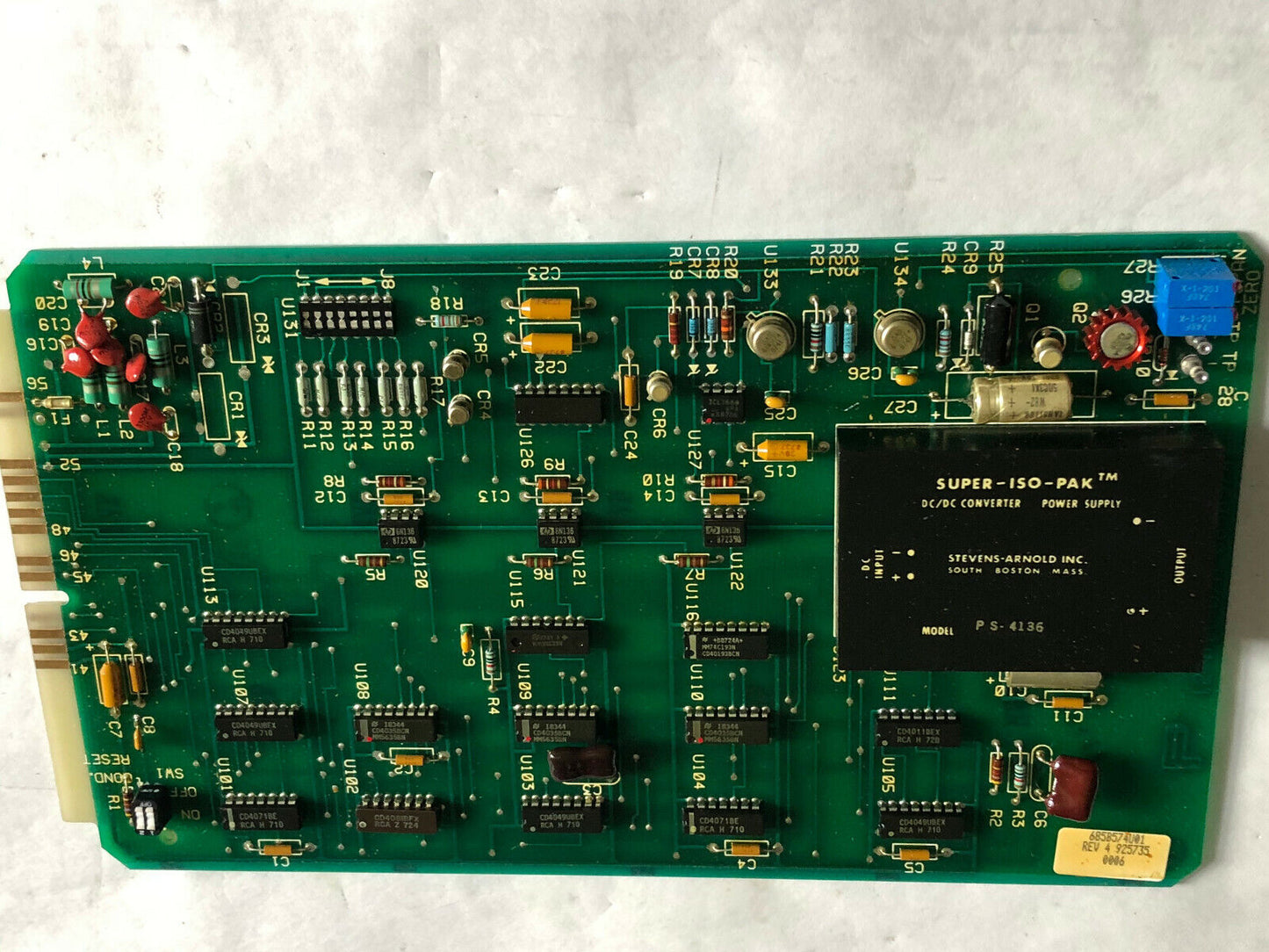 Fischer & Porter 685B574u01 Pc Board 12 Bit D/A 685B574 ,Cf