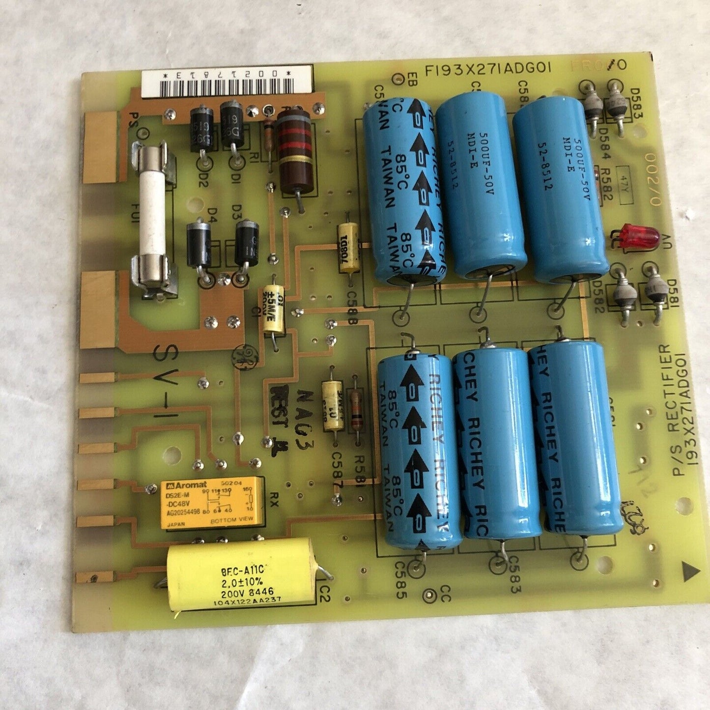 New Power Supply Board 193X-271Adg01,F193x271adg01,193X271adgo1,P/S Rectifier,Ec