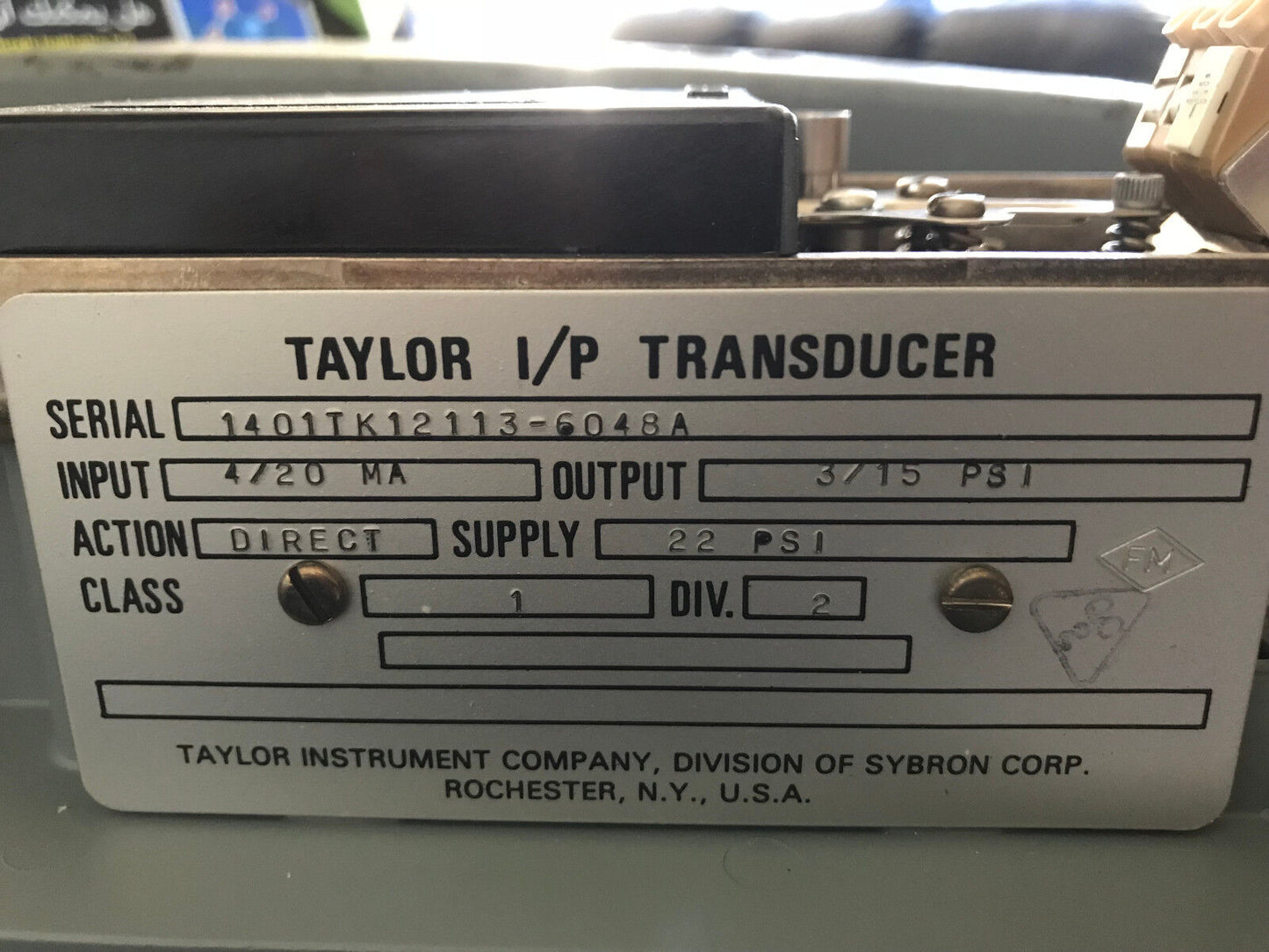 Tayolr Relay Computor Controller,Taylor I/P Transducer,3792496,3857198,388171,Sa