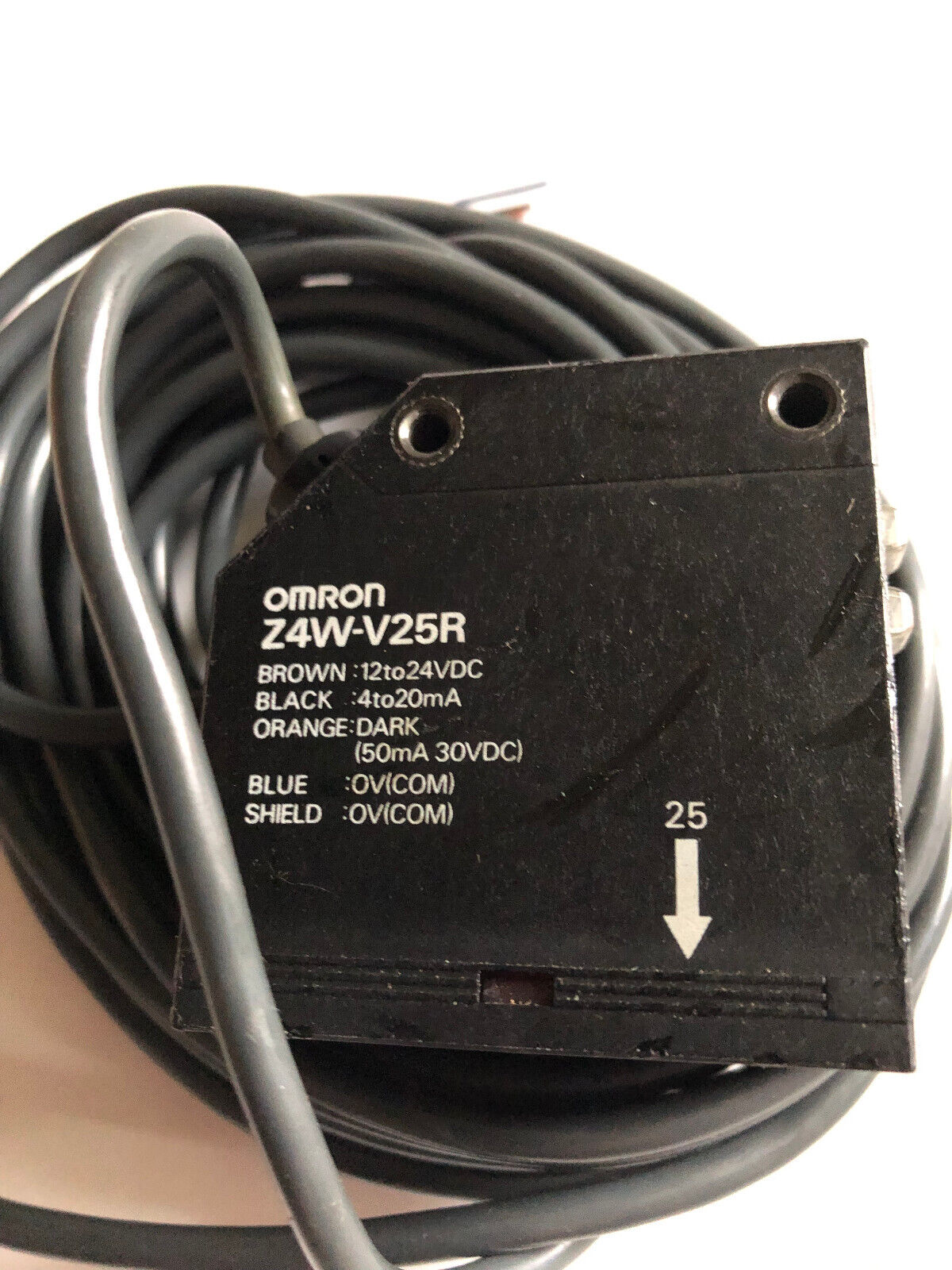 Omron Z4w-V25r Displacement Sensor,Omron Z4w V25r,Cw