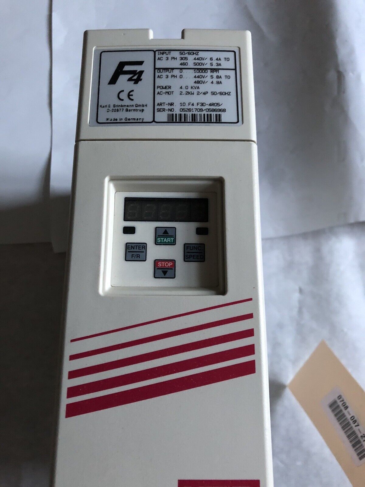 New Keb 10.F4.F3d-4R05 Frequency Inverter Drive Keb 10.F4.F3d-4R05/ 4.0 Kva,Bo