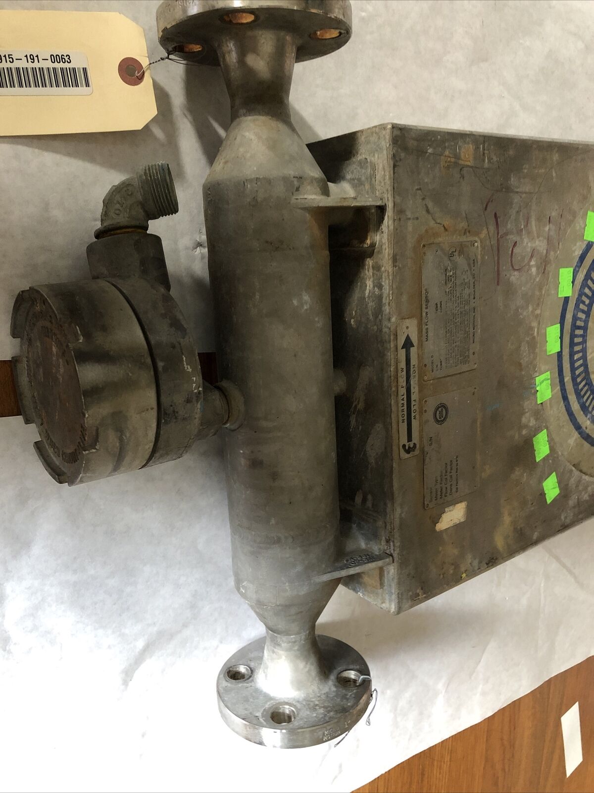 Micro Motion S100s128,Ds100s128 Stainless Steel Mass Flow Sensor,Ds100s128,Bi