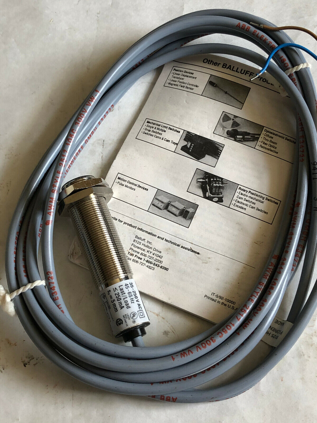 New Balluff Bes 516-426-Bo-L Proximity Switch Sensor Bes 516-426-B0-L-03,Fc