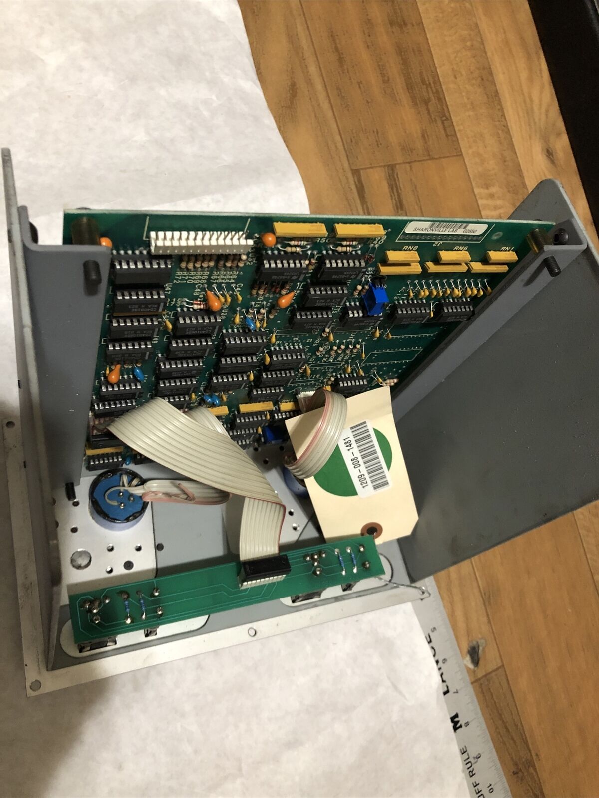 Olofsson 12-10009 3-06-89 Tool Control Board, 12-12001 Rev A Diameter,Depth,Bf