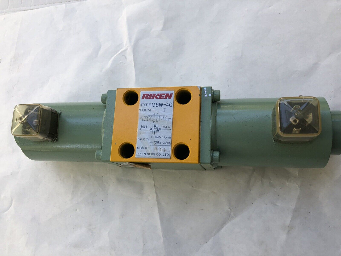 New Riken Seiki Msw-4C Solenoid Valve Ac100v,Tg
