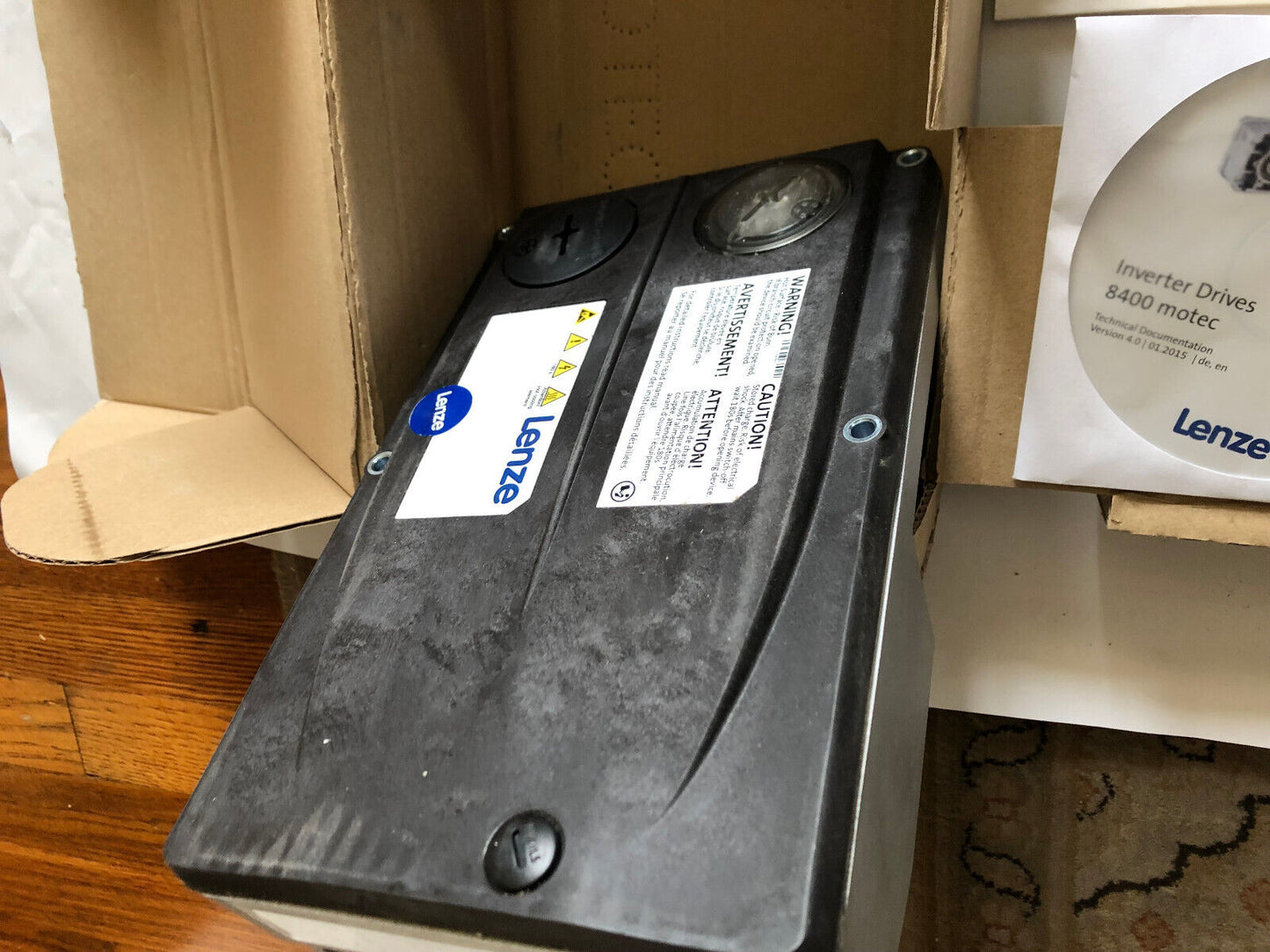 New Lenze E84dgdvb1524ps Inverter Drive Unit. 1.5Kw 3/Pe Ac 400/480V,3.8/3.1A,Ac