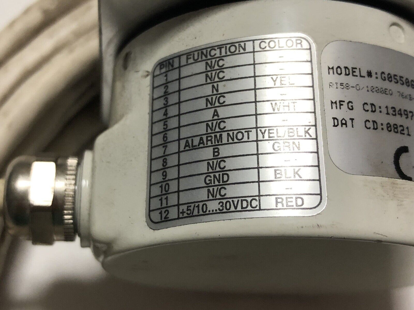 Danaher Controls G0550669 Encoder,Danaher Controls G8550669,Ey