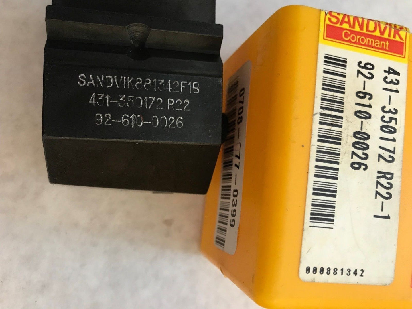 New Sandvik 431-350172-R22-1,92-610-0026 Bts 869876E1b Insert Holder,Room5