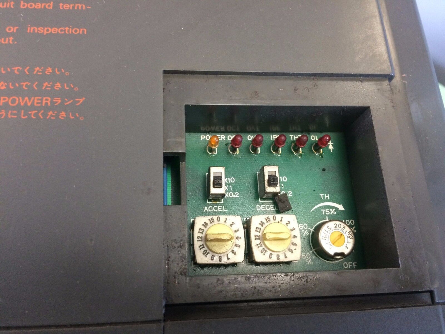 Mitsubishi Fr-K3-5.5K Freqrol-K3,Inverter 200V,Td840a500 G53 Servo,24A,Ac200v,Ct
