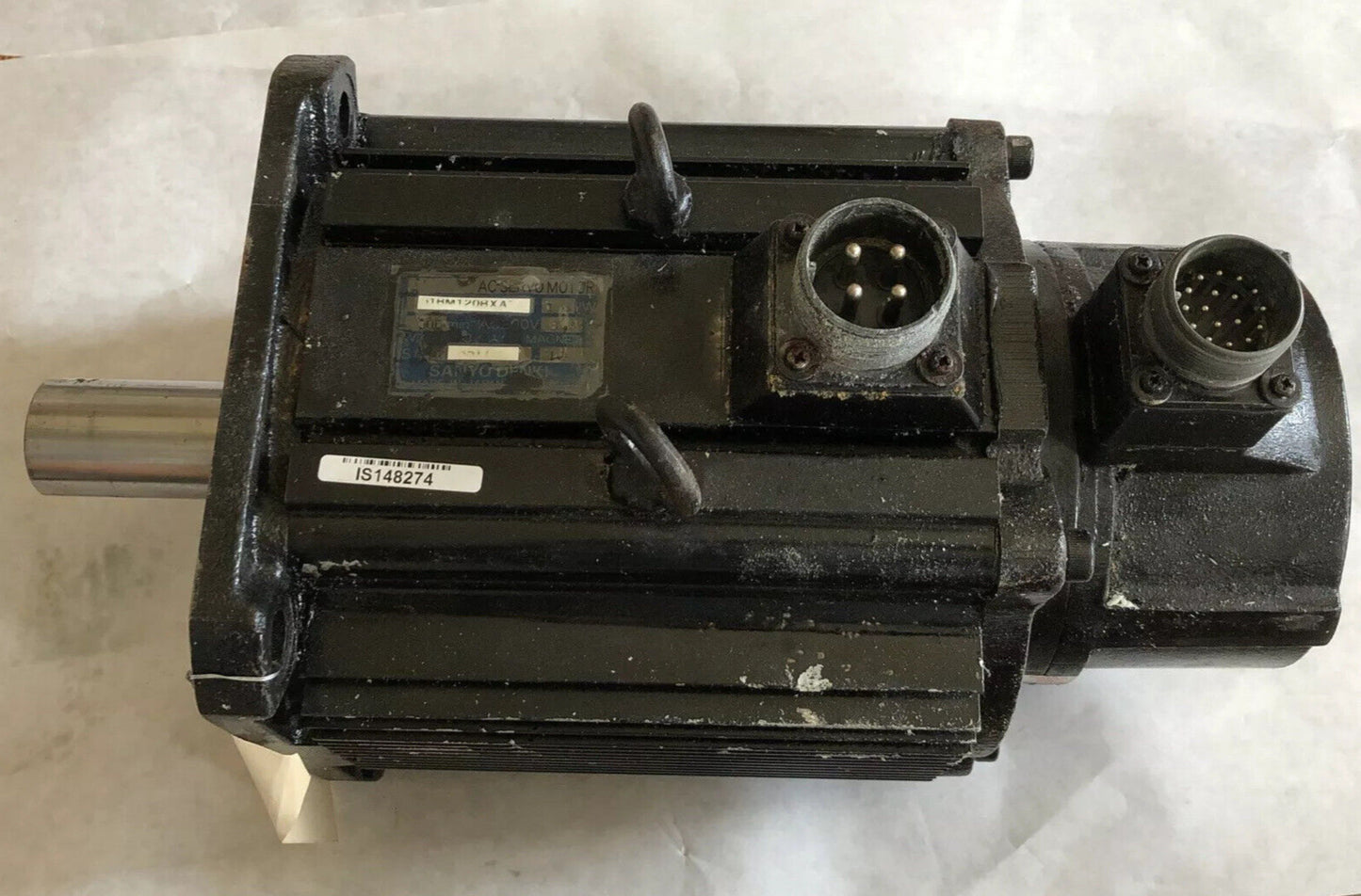 Sanyo Denki 61Bm120bxat0 Ac Servo Motor,1.3Kw,8.5A,Ac 200V,61Bm120 Bxat 0,Bi